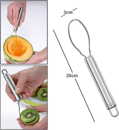Miniatura 2 de Herramientas de cocina de acero inoxidable NewlineNY: ayudante de frutas 3 piezas