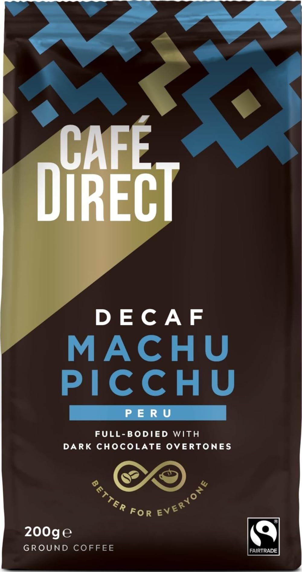 Cafedirect FT Roast & Ground Machu Picchu Decaff Coffee 200g