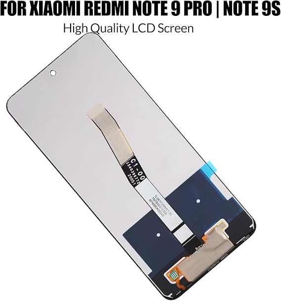Replacement for Xiaomi Redmi Note 9 pro | Note 9s LCD Screen for Redmi note9 Pro note9s M2003J6B2G M2003J6A1G LCD Touch Screen Display Panel Digitizer Assembly with Repair kit
