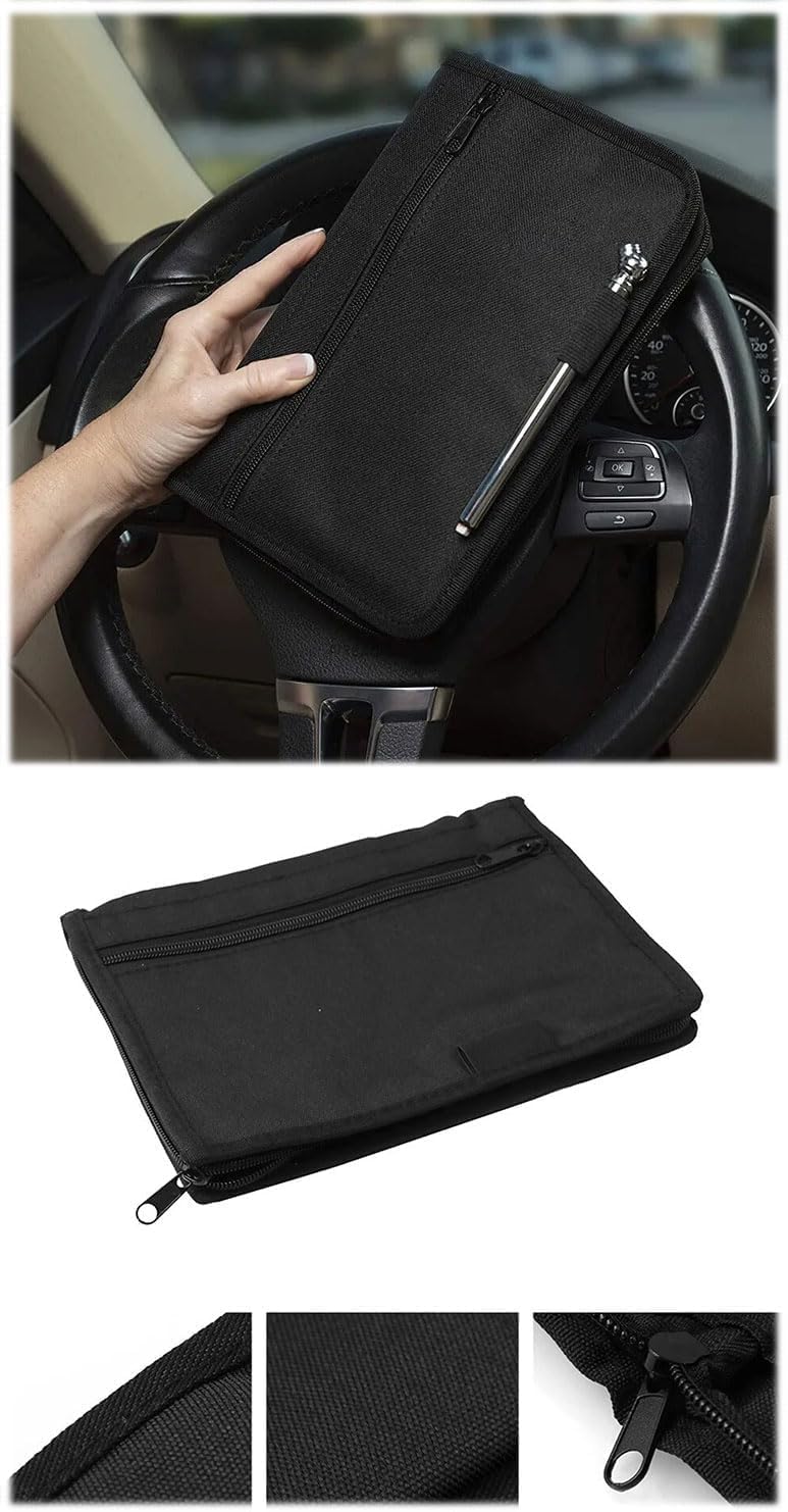 Organizzatore Per Vano Portaoggetti Auto - Universale, Con Tasche Multiple, Per Documenti E Oggetti