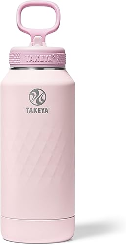 Miniatura 10 de Takeya Botella de Agua Deportiva de Acero Inoxidable con Triple Aislamiento de 22 oz, Tapa con Pajita – A Prueba de Fugas, A Prueba de Sudor, Sin