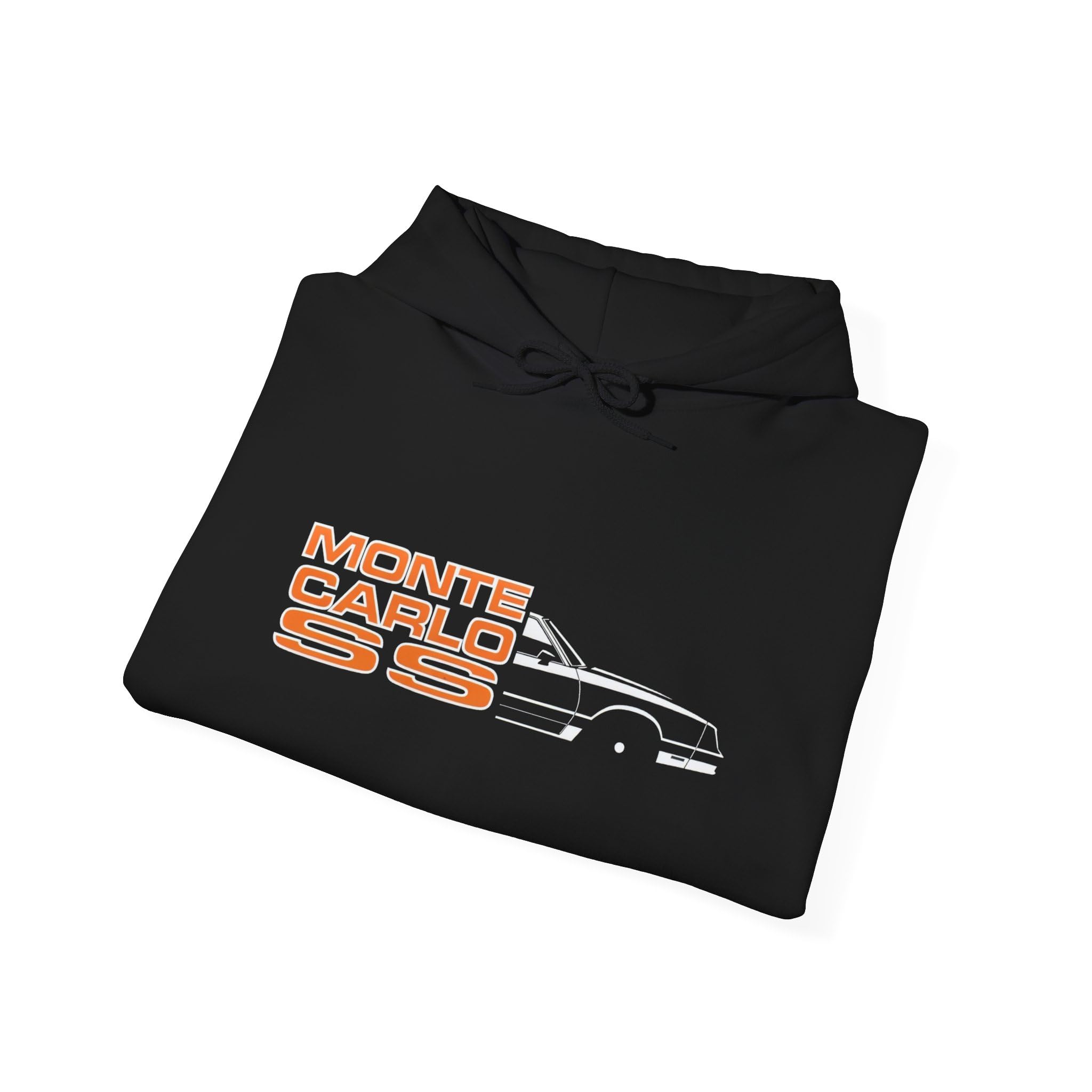 Monte Carlo SS retro bluza z kapturem klasyczna uliczna wydajność samochód grafika vintage styl sweter