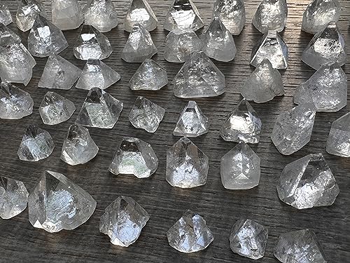 GAF TREASURES Apophyllite Tips, Apophyllite Point, Apophyllite Pyramid, Some with Rainbow Inclusions, Raw Crystals and Stones (2 oz) by GAF TREASURES - Image 4