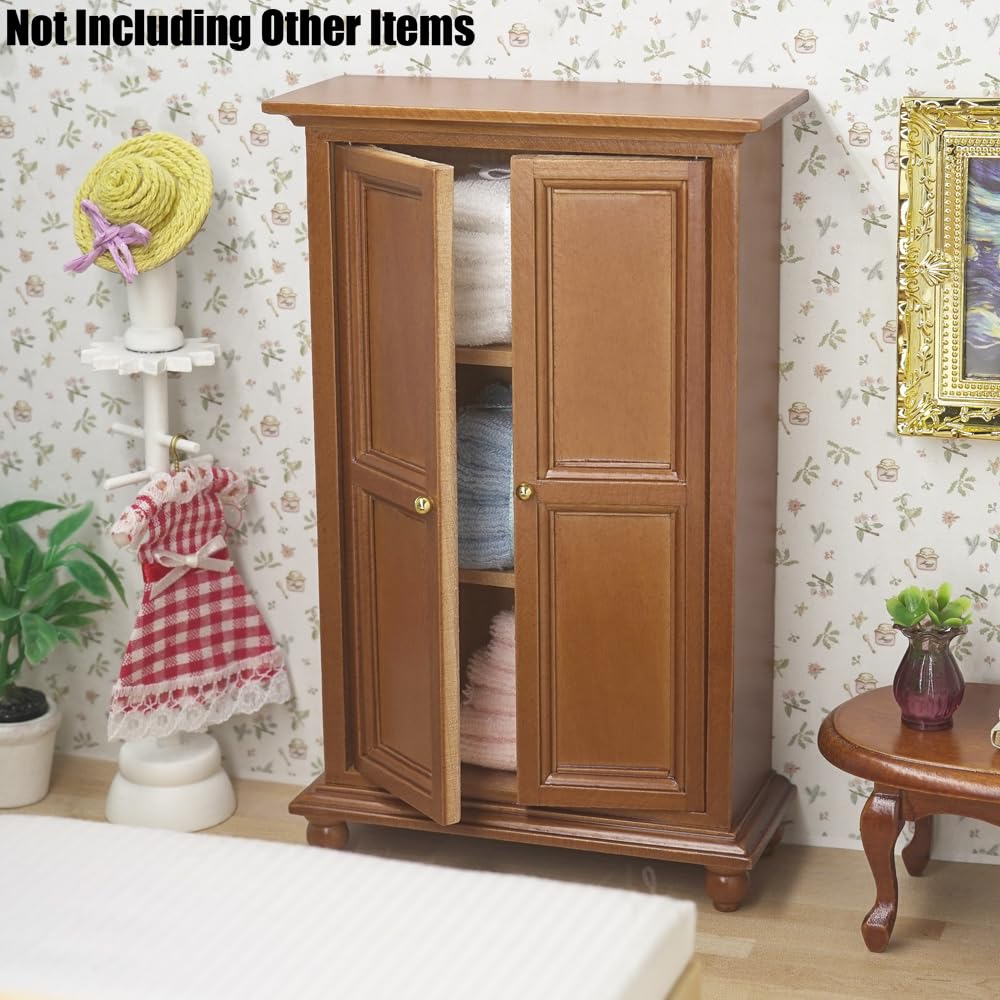 Ventanas Miniatura Para Casa De Muñecas | 5 Juegos Escala 1:12 | Madera Resistente | Decoración Realista