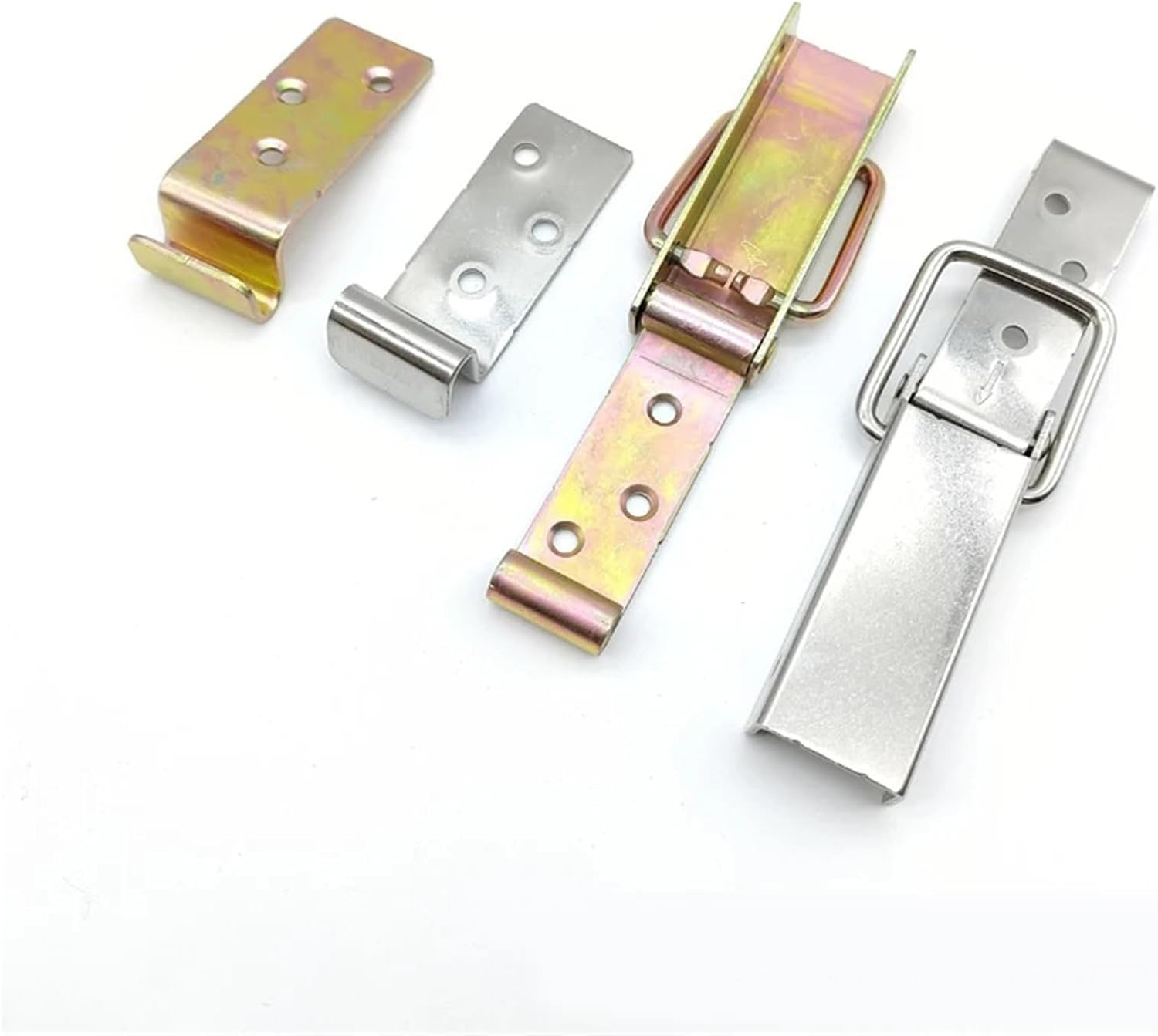 Latch DK502 Folding Air Box Handle with Embedded Thickened Cover Ring 1/2Pcs(2pcs-502-Iron)