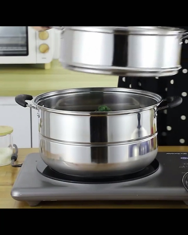 Amazon.com: 11.8inch Steam Pots with 3pcs Steamer Liners and