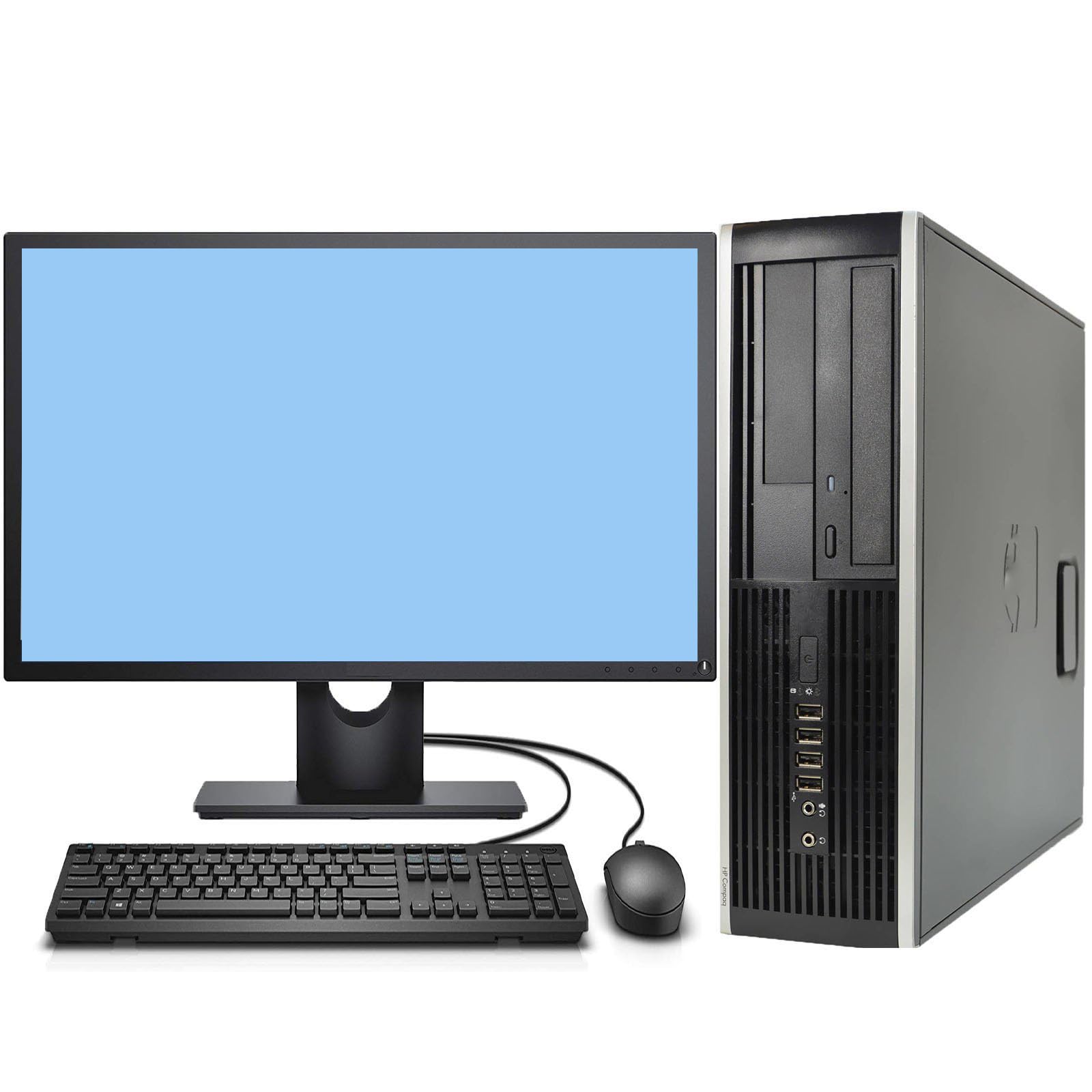 PC Business Desktop odnowiony | Intel Core i7 | 8 GB RAM, dysk SSD 240 GB, Windows 11 Pro, ekran 22" VGA, klawiatura, WiFi, zdalna praca i biuro | 12 miesięcy