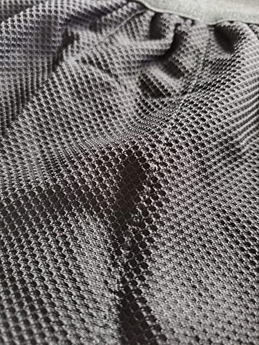 Bolter Men's 4 Pack Performance Boxers Shorts (Small, Black/Grey) #TOP4