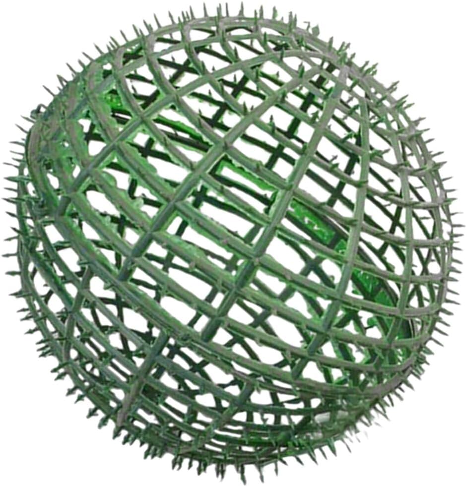Cabilock Artificial Boxwood Balls Topiary Support Cage Boxwood Topiary Ball Frame DIY Flower Ball Topiary Plants Round Frame Greenery Spheres Accessories 40cm