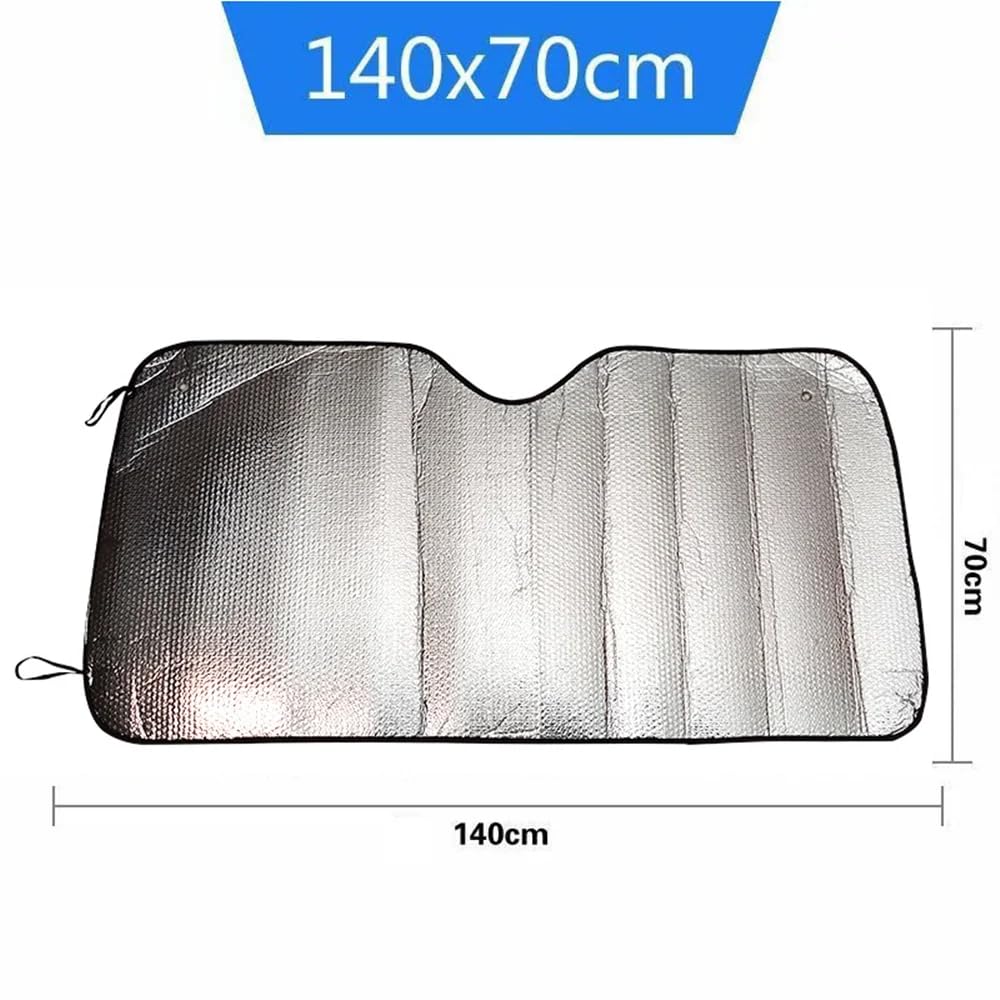 YUEGOO Parasole per Parabrezza Auto per VW UP (2012+), Pieghevole Auto Parasole Riflettente, Coprisole Anteriore Contro i Raggi UV Auto Interni Accessori,Type-B