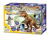 Con más de 40 cm de largo, este proyector y protector de habitación en forma de T-Rex de alta calidad lleva dinosaurios realistas a tu hogar.