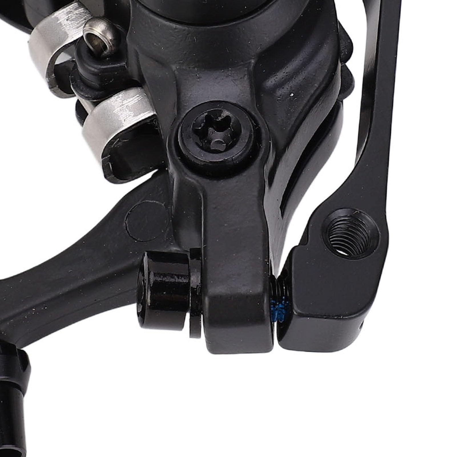 RiToEasysports Set Freno a Disco per Bicicletta Bilaterale, Accessori per Pinza Freno a Disco per Bici Anteriore a Due Pistoni in Lega di Alluminio Meccanico Senza Regolatore del Cuscinetto per