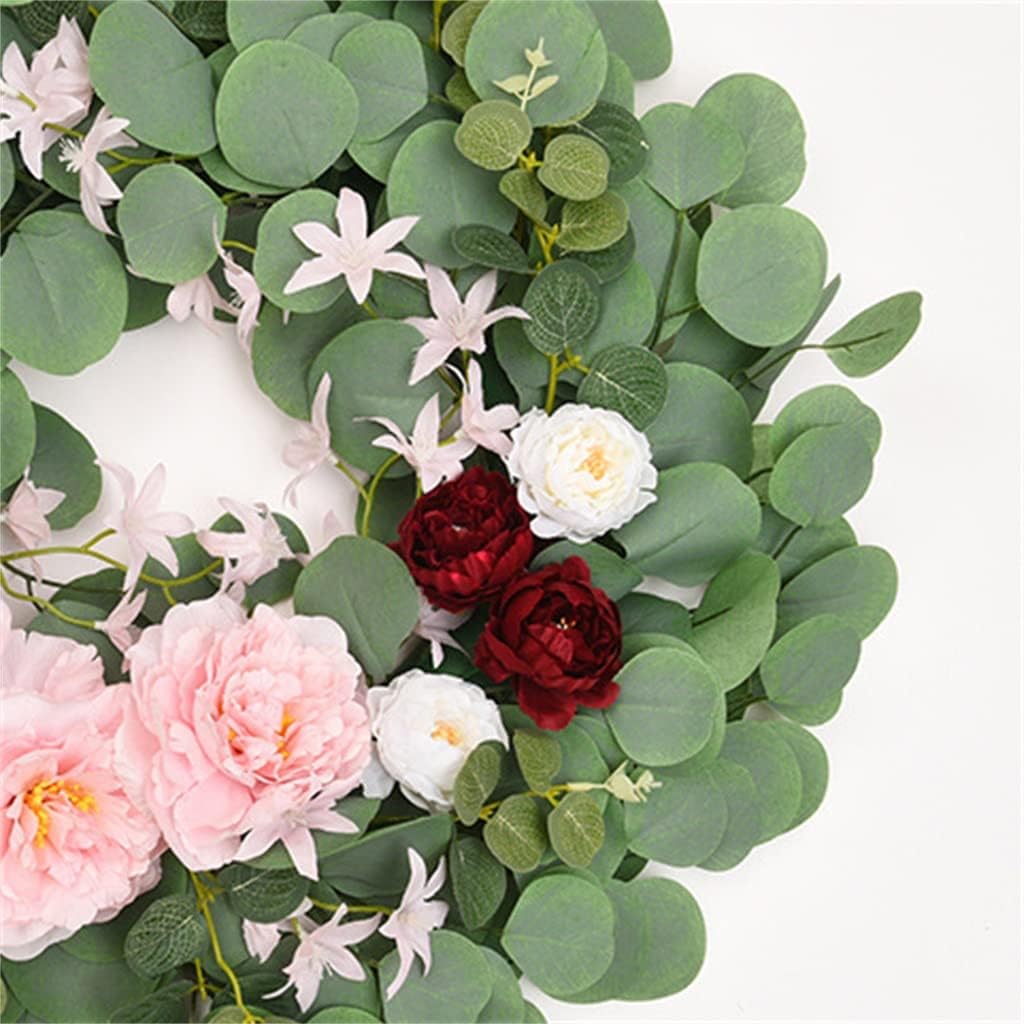 ASXDCP ドアと窓の装飾リースシミュレーションゴールドコイングラスリングホーム ASXDCP  ローズシミュレーションフラワーハンギングデコレーションドアデコレーションリンテルフラワーベッドルームドアデコレーション  プリザーブドフラワー・アレンジメントフラワー 大阪 ...