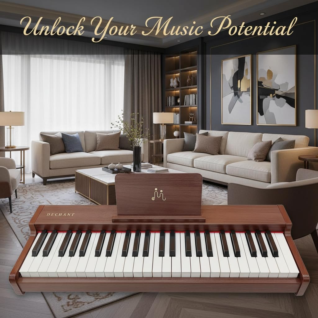 Dechant 49-Tasten Digitalpiano – Perfekt für Anfänger mit Tragetasche