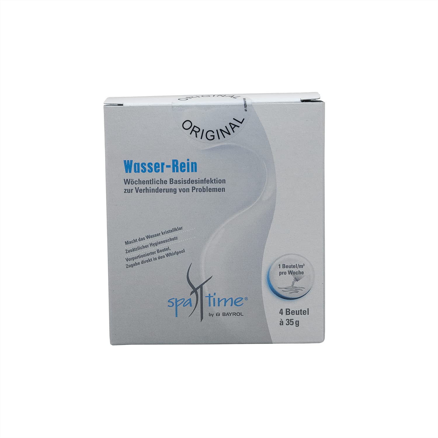 BAYROL SpaTime DÉSINFECTANT Plus Granulés (boîte de 4 sachets de 35g) - 140g | Prévient des problèmes de qualité de l'eau - Désinfection Régulière + 10 Tests HPS OFFERTS 6 en 1