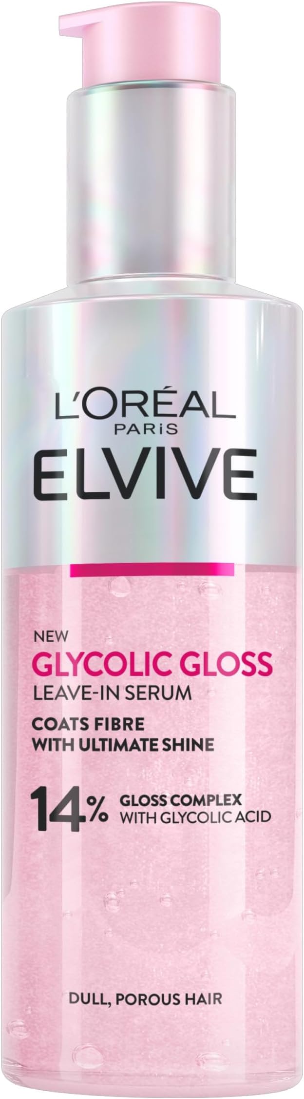 Elvive Glycolic Gloss Leave-In Serum for Shiny Hair 150ml