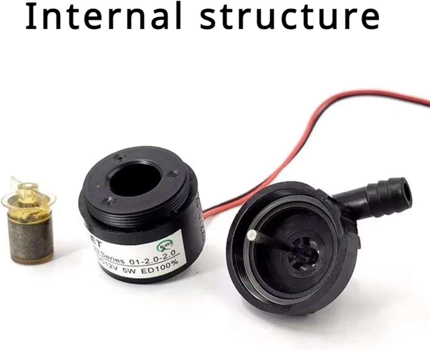 1PCS 5W 1.4L/min Silent Fish Tank Pump 12V Large Flow Mini Silent Submersible Pump Brushless Water Pump Brushless Motor
