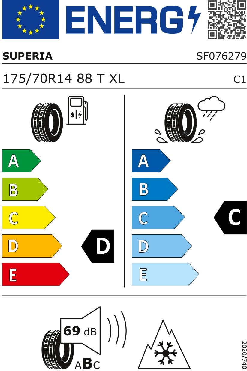 SUPERIA 175/70 R14 88T 4 Stagioni XL Auto