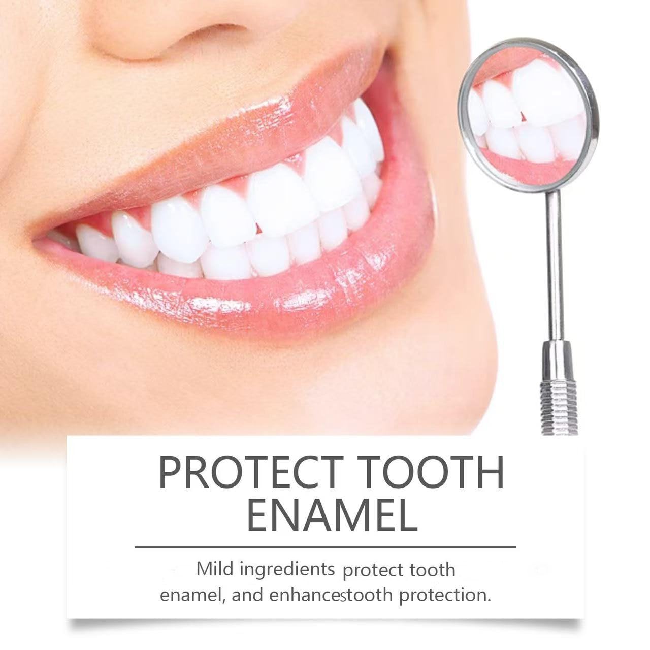 Dentifricio sbiancante alla niacinamide, gel sbiancante alla niacinamide per denti sensibili e alito fresco, dentifricio per rimozione macchie naturale, delicato, ripara e protegge (5 pezzi)