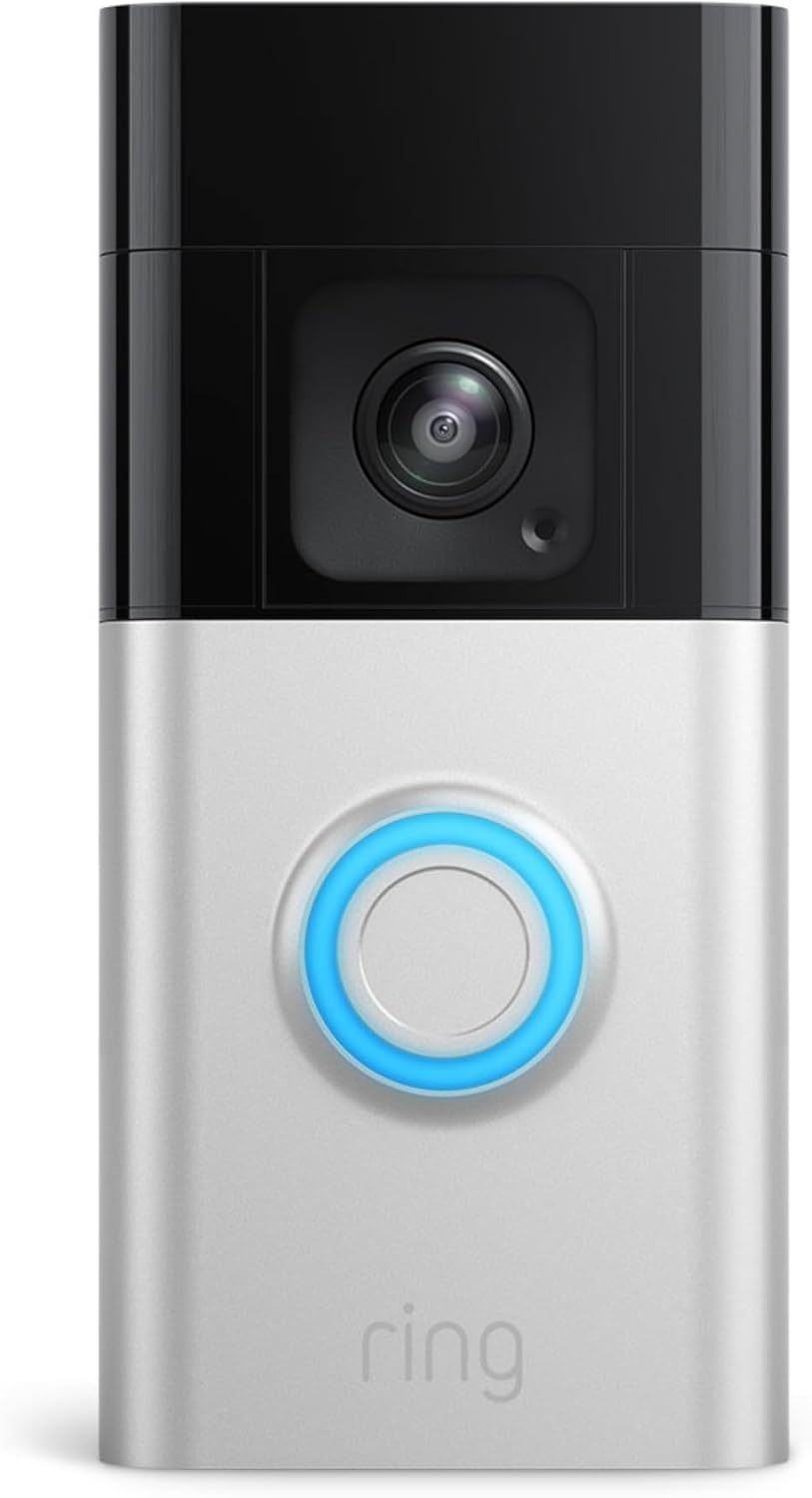 Ring Battery Doorbell Pro (newest model), Home or business security, Two-Way Talk with Audio+, 3D Motion Detection, and 1536p HD+ Head-to-Toe Video