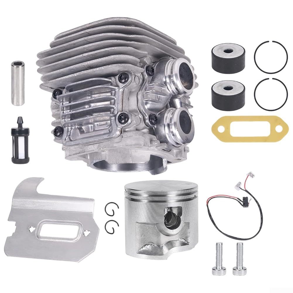 Kit de reconstrucción de cilindro de motor, para TS410 TS420 compatible con 4238 020 1202 4223 020 9400 incluye juego de filtro de aceite de junta de revestimiento de pistón