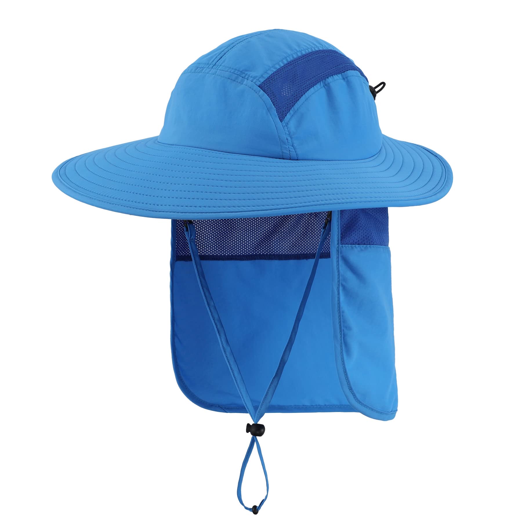 Home Prefer UPF 50+ Mens Wide Brim Fishing Hat with Neck Flap Sun Hat for Men Women Sun Protection Cap