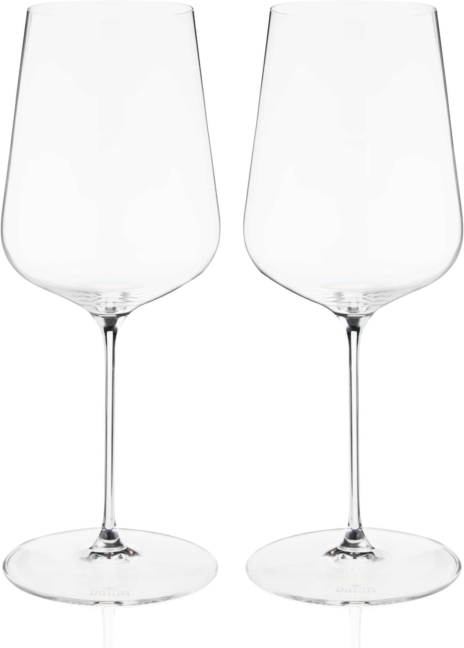 Definition Universal Wine Glasses, European-Made Lead-Free Crystal, Dishwasher Safe, Set of 2, 19 Ounces