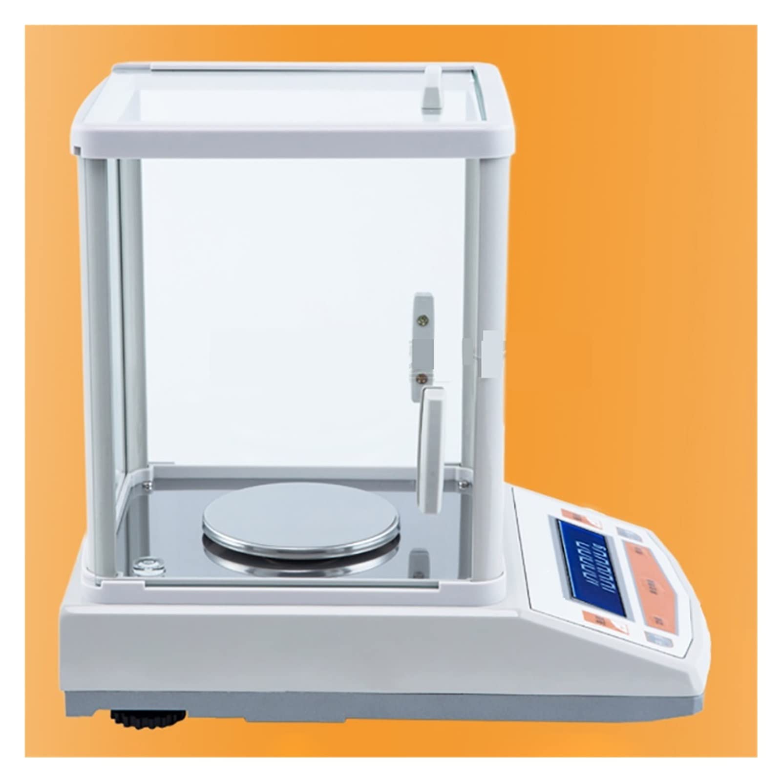 Analysenwaage, Solid Analytical Balance 100/200/300 x 0,001G 1 mg elektronische digitale Präzisionsskala mit Windschutzscheibe 100g 0.001g