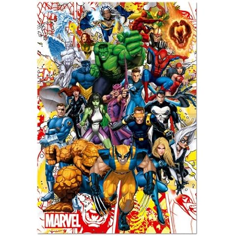 Educa 15560 Marvel Heroes 500 Piece Puzzle Cover