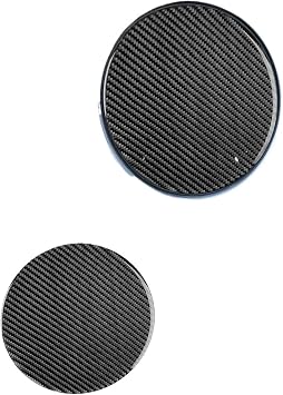 Real Soft Carbon Fiber Compatible For Mazda 3 BP 2019 2020 2021 2022 2023 2024 2025 2026 Mazda3 Axela Car Fuel Tank Cap Trim StickerBlack Carbon