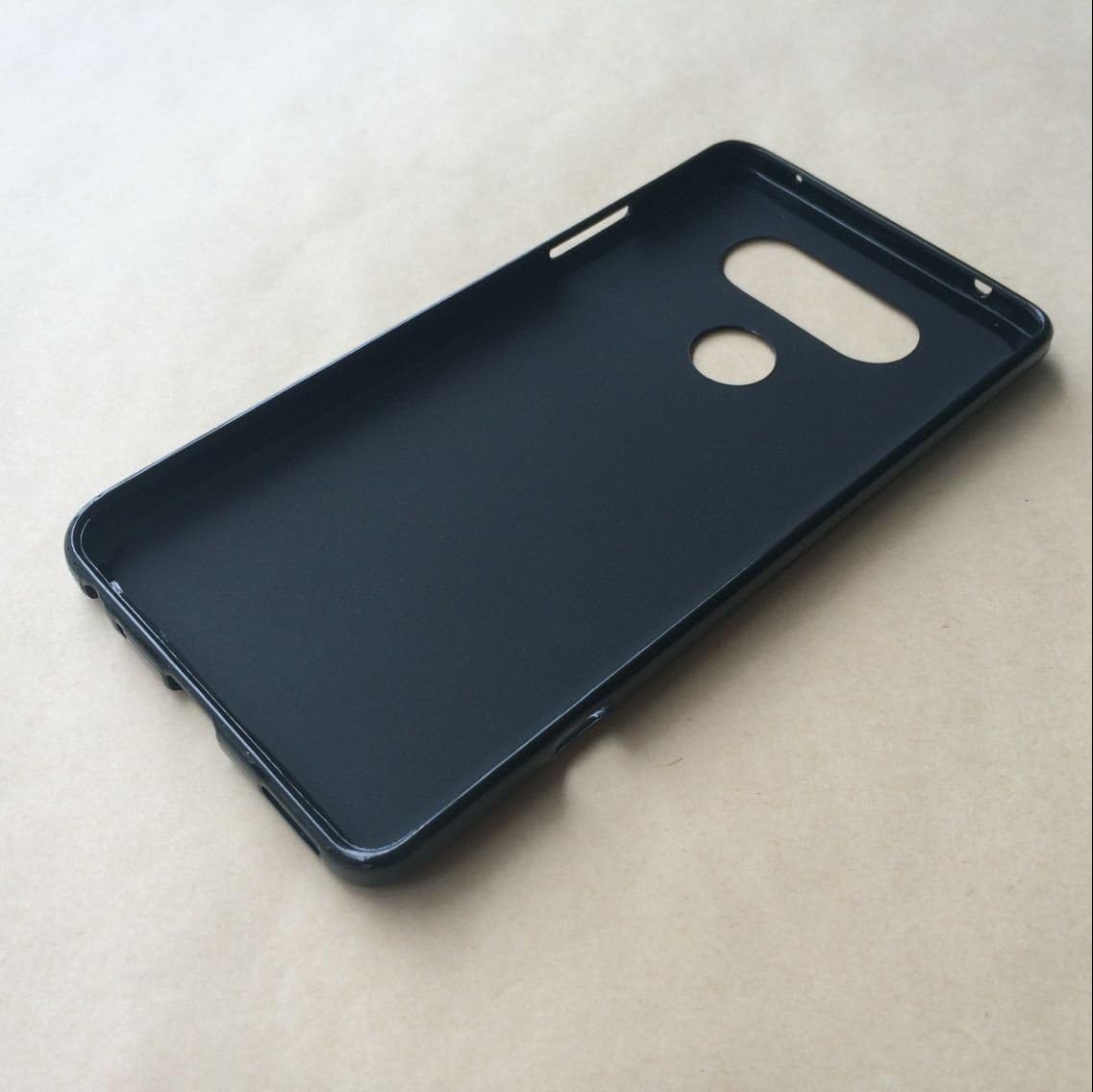 J&D Case Compatible for LG V20 Case, Drop Protection Slim Cushion Shock Resistant Protective TPU Slim Case for LG V20 Bumper Case, Black