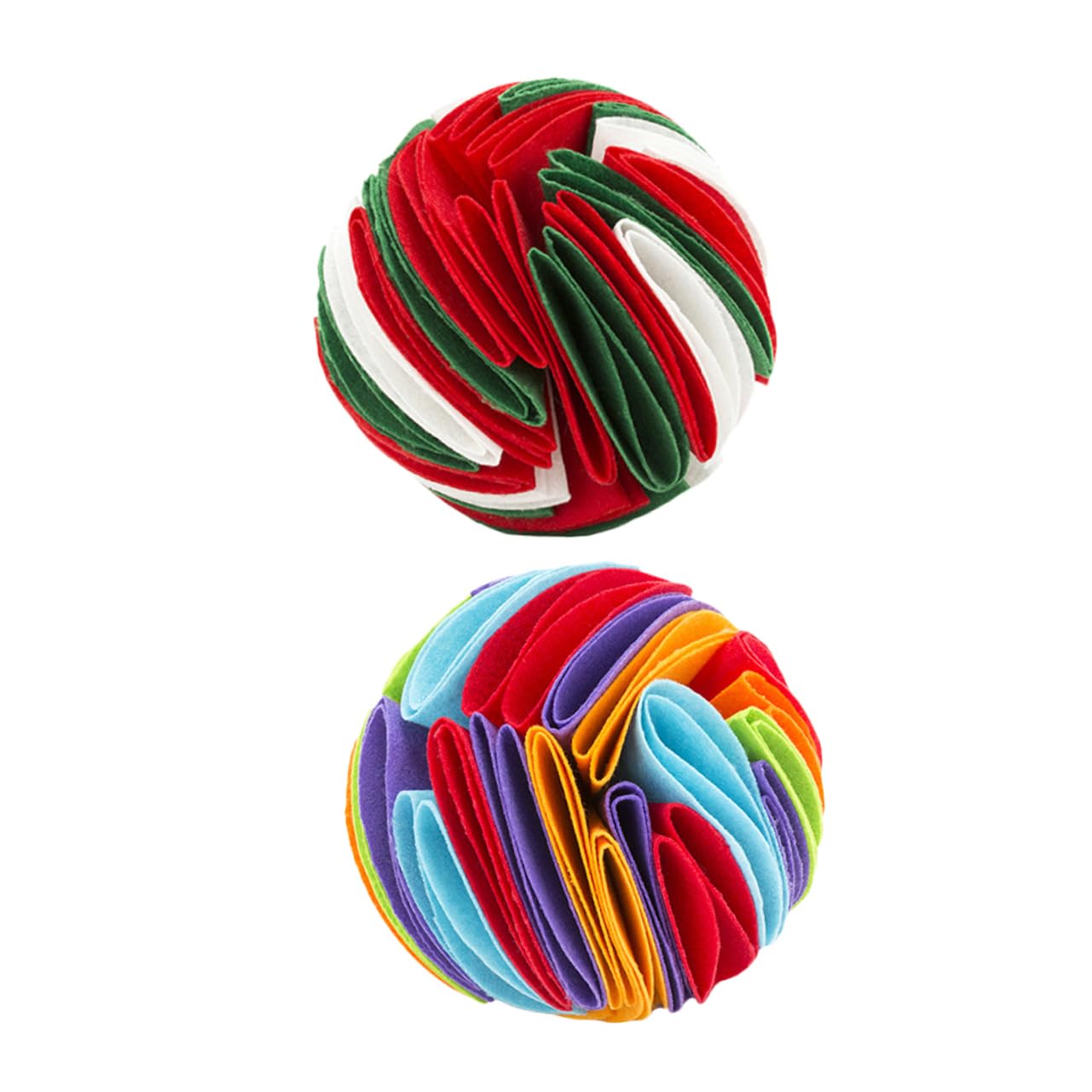 FRCOLOR 4stücke Hundespielzeug Schnüffelball Für Haustiere Mit Futterleck-Funktion Interaktives Trainingsspielzeug Fördert Suchfähigkeiten Farbe