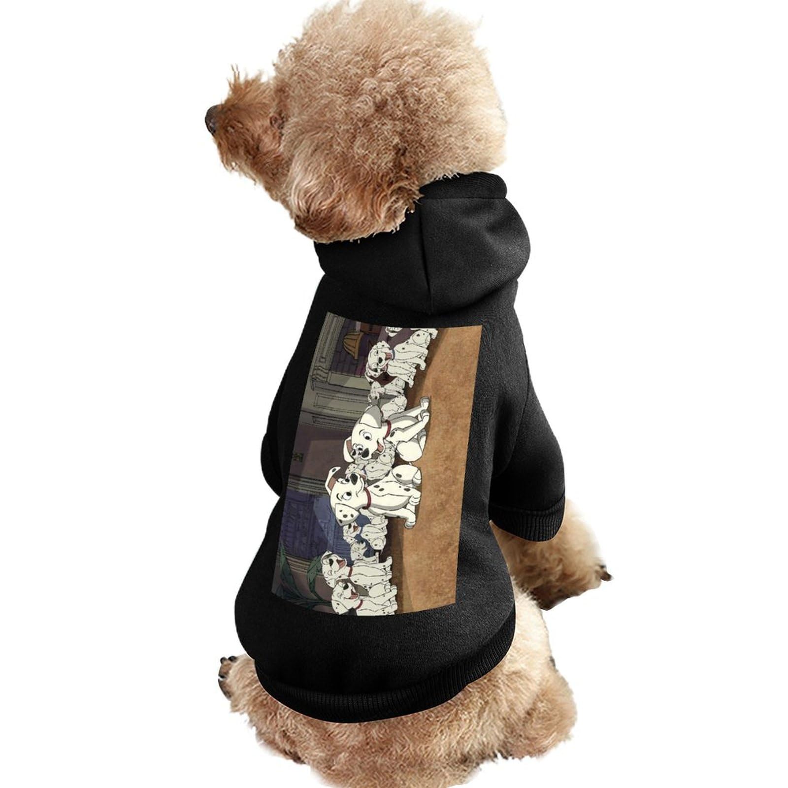 Amazon.co.jp: ペット服 101匹わんちゃん 犬服 猫服 パーカー 帽子付き