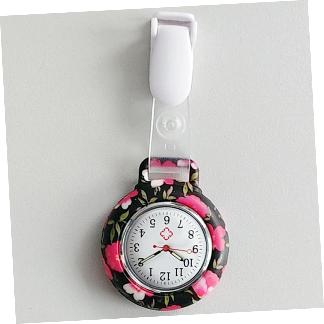 SOIMISS 3stücke Ethnic Flower Watch Tragbare Silikon Taschenuhr Für Präzise Zeitmessung Langlebig Und Stilvoll Für Pflegekräfte