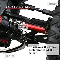 Vista 9 de Ejes CVD de eje de transmisión para 1/10 Big Rock V3 3S BLX 4x4 4WD, 4 piezas de actualización RC, ejes de transmisión delanteros y traseros