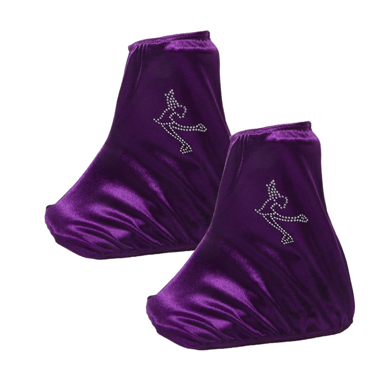BESPORTBLE Copripattini Copriscarpe per Pattini a Rotelle Coperture per Pattinaggio Protezioni per Stivali Portatili Coperture per Pattini a Rotelle Poliestere Viola,Porpora