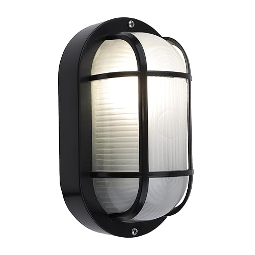 8.5" Modern Wall Lamp - Die-Cast Aluminum & Frosted Glass