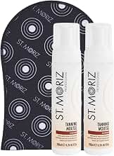 ST MORIZ instantánea autobronceadora Mousse MEDIUM ( 2x 200 ml ) & ST MORIZ Bronceado Mitt