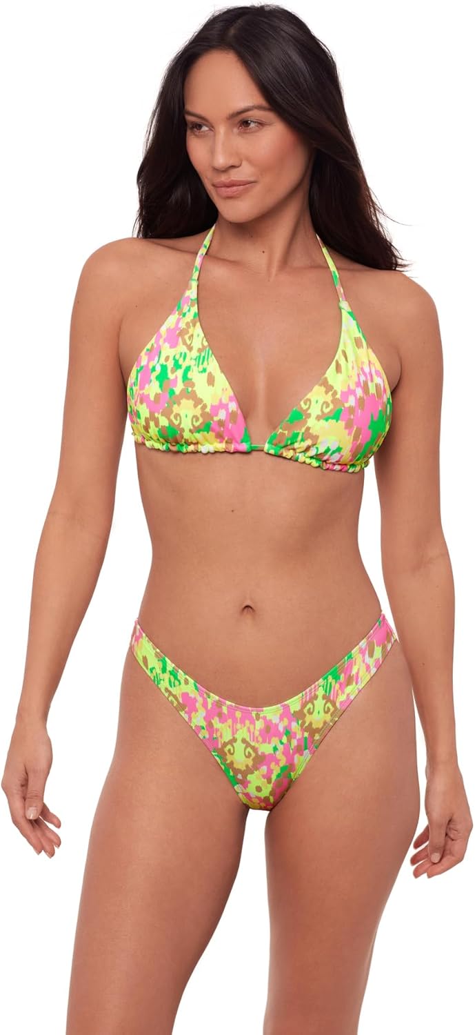 Sports Illustrated Womens Multiway Convertible Triangle Bikini Top