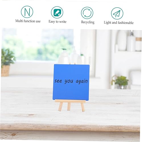 Miniatura 6 de FUNOMOCYA 2 letreros de pizarra de color para menú, pizarra de tiza para menú, adornos de pizarra para niños, adornos de oficina, Pizarrones para