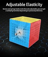 Vista 4 de Willking MoYu Meilong 8x8 V3 Speed Puzzle Cube MFJS 8x8 cubos mágicos Moyu Cube sin calcomanías Meilong 8x8x8 Cubing Classroom MF8 Speed Education