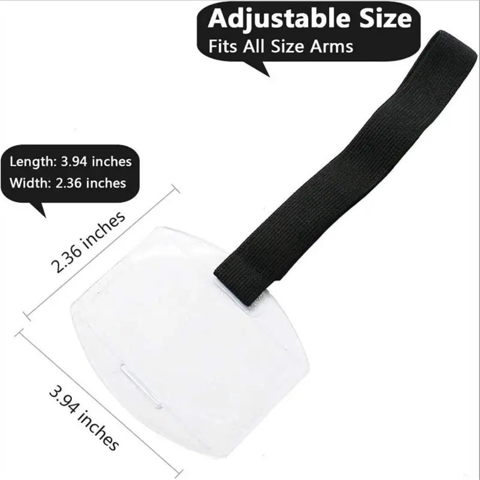 Odblaskowe etui na identyfikator 20 szt. Regulowana opaska dowód osobisty do pracy w biurze(Adjustable Green)