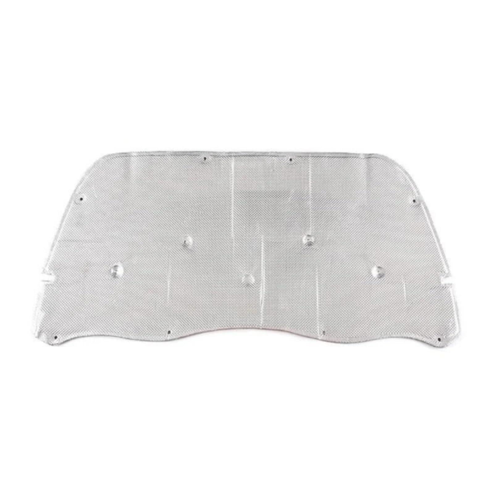 Xexjhqq Full Aluminum Foil Car Hood Engine Insulation Pad For Toyota Fj For Cruiser Xj10 2006~2022 Front Hood Engine Soundproofing Mat Car Accessories(Full Aluminum Foil)
