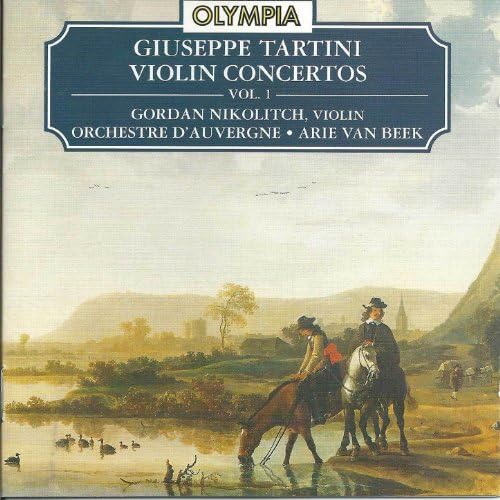 (CD)Tartini;Violin Concs.Vol.1／Nikolitch、Orc.Auvergne、V. Beek Play Giuseppe Tartini: Violin Concertos, Vol.1 by Orchestre