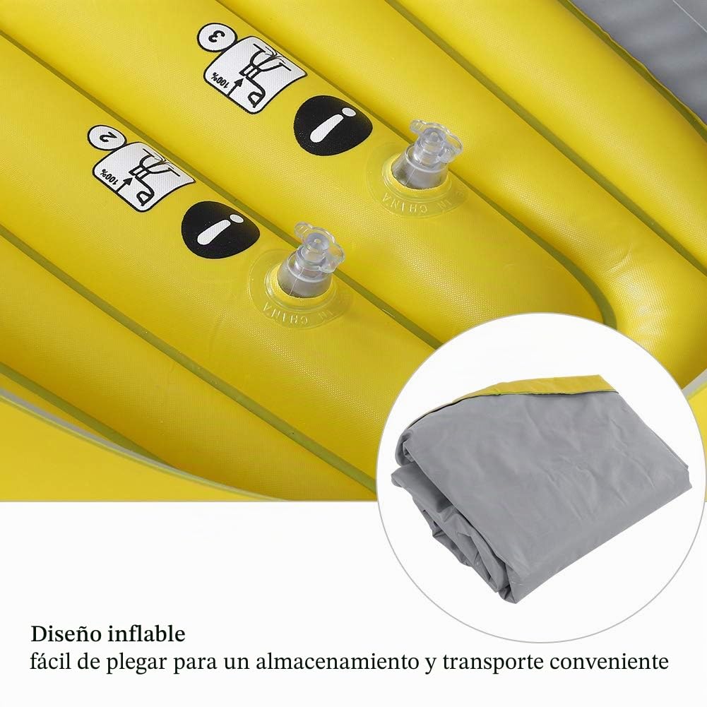 VGEBY1 Bote Inflable, Balsas inflables de Remo de PVC para Dos Personas para Pescar, Drifting y Buceo Kayak Flotante