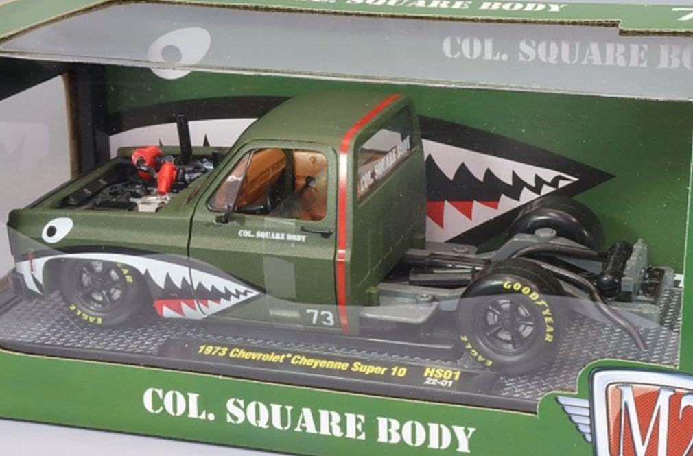 Amazon.co.jp: M2マシーン 1/24 シボレー シャイアン スーパー10 緑