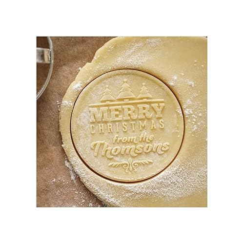 Miniatura 9 de 2023 Personalized Christmas Cookie Stamp with Name 3.1 inch Custom Cookie Stamp Funny Christmas Gifts For Fondant, Frosting, Decorative CakesSugar
