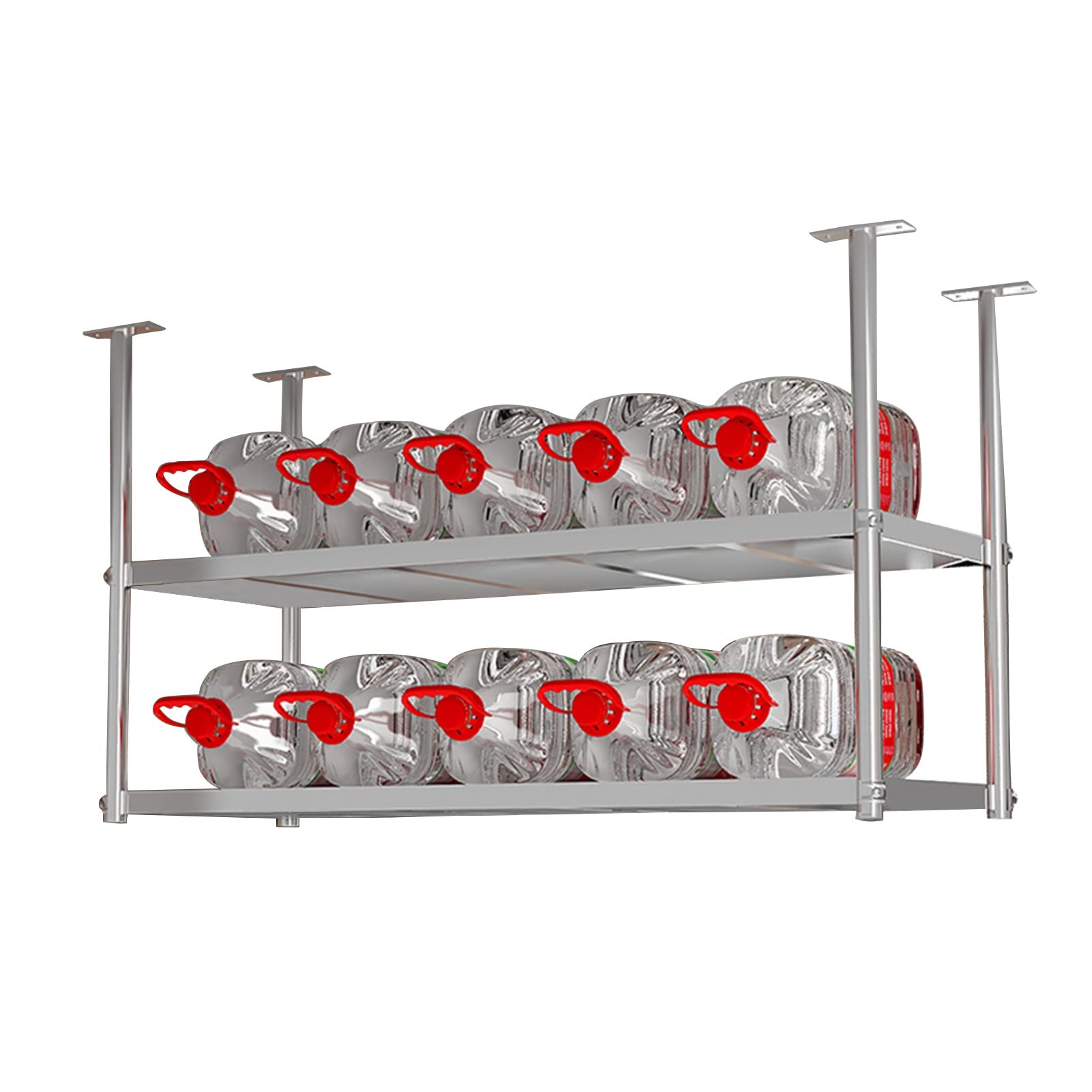 Amazon｜天井吊り ワインラック 収納棚 壁掛け棚 天井パーティション  