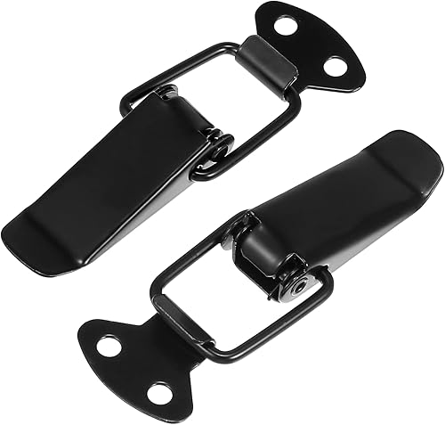 Miniatura 5 de X AUTOHAUX Clips universales de bloqueo de gancho de seguridad para parachoques de automóvil, clips de gancho de liberación rápida para maletero de