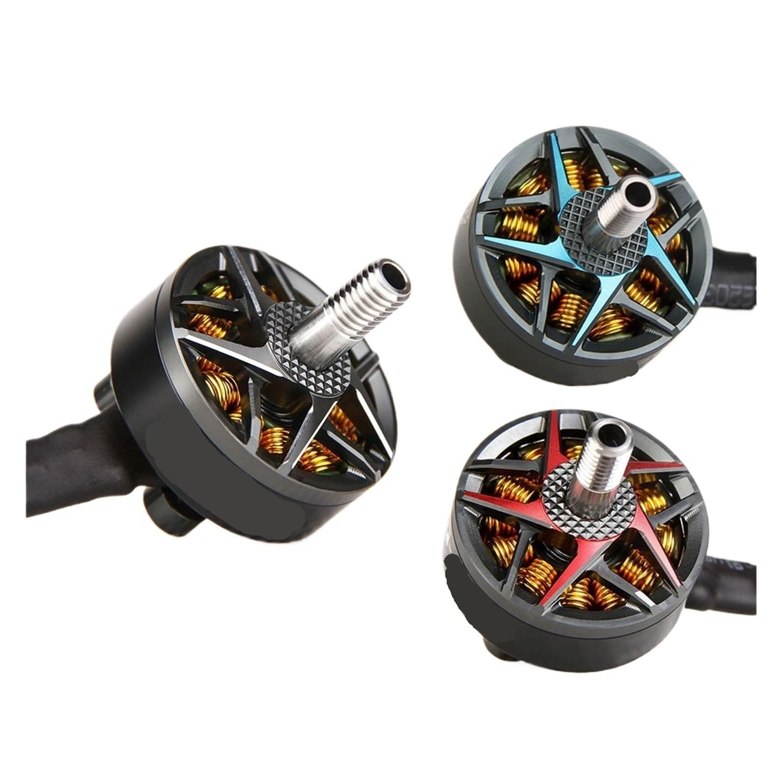 F60 Pro IV V2.0 1750KV 1950KV 2550KV 4-6S Bürstenloser Motor, kompatibel for RC Drone FPV Racing | 4PCS 1950KV Gray